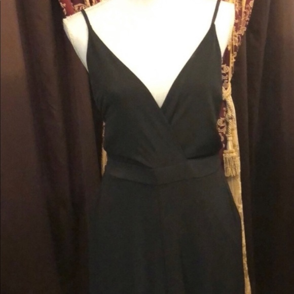 NEW Express Black Belted Open Leg Jumpsuit Comfy - Picture 4 of 4
